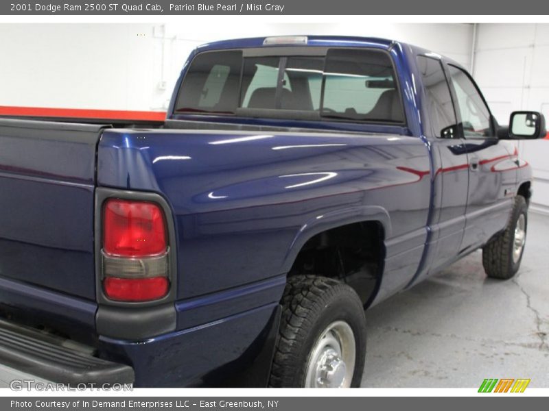 Patriot Blue Pearl / Mist Gray 2001 Dodge Ram 2500 ST Quad Cab