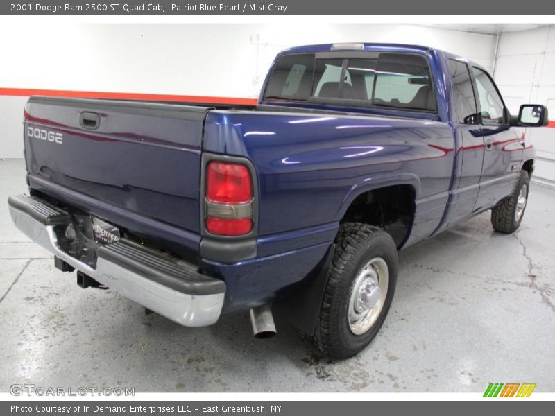 Patriot Blue Pearl / Mist Gray 2001 Dodge Ram 2500 ST Quad Cab