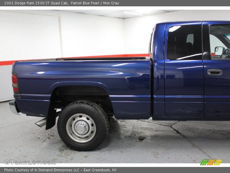 Patriot Blue Pearl / Mist Gray 2001 Dodge Ram 2500 ST Quad Cab
