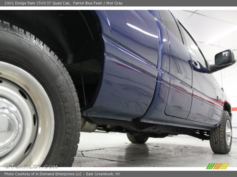 Patriot Blue Pearl / Mist Gray 2001 Dodge Ram 2500 ST Quad Cab