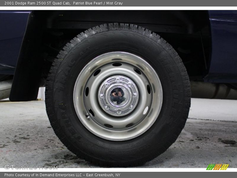Patriot Blue Pearl / Mist Gray 2001 Dodge Ram 2500 ST Quad Cab