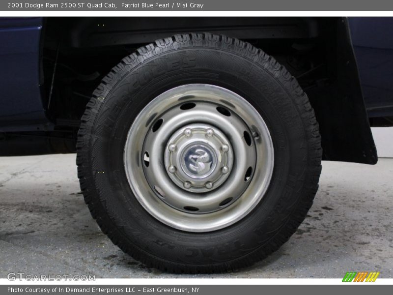 Patriot Blue Pearl / Mist Gray 2001 Dodge Ram 2500 ST Quad Cab