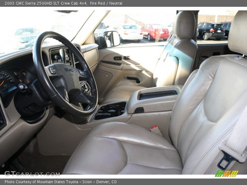 Fire Red / Neutral 2003 GMC Sierra 2500HD SLT Crew Cab 4x4