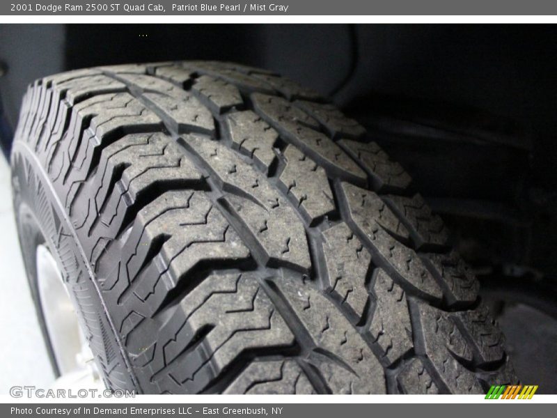 Patriot Blue Pearl / Mist Gray 2001 Dodge Ram 2500 ST Quad Cab