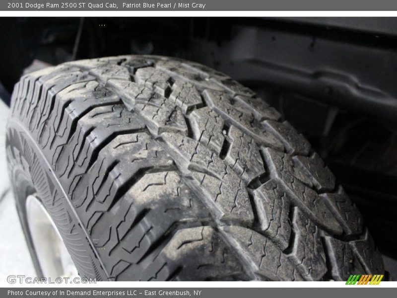 Patriot Blue Pearl / Mist Gray 2001 Dodge Ram 2500 ST Quad Cab