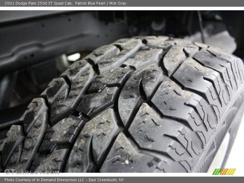 Patriot Blue Pearl / Mist Gray 2001 Dodge Ram 2500 ST Quad Cab