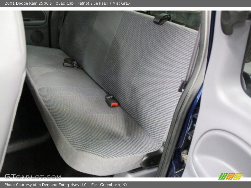 Patriot Blue Pearl / Mist Gray 2001 Dodge Ram 2500 ST Quad Cab