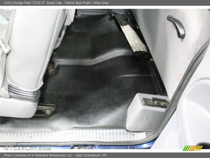 Patriot Blue Pearl / Mist Gray 2001 Dodge Ram 2500 ST Quad Cab