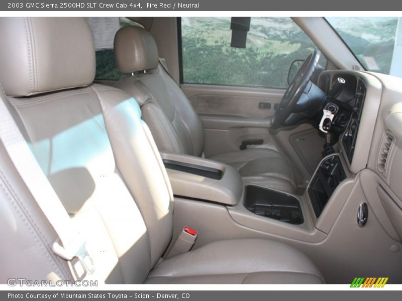 Fire Red / Neutral 2003 GMC Sierra 2500HD SLT Crew Cab 4x4