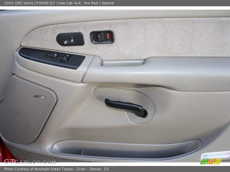 Fire Red / Neutral 2003 GMC Sierra 2500HD SLT Crew Cab 4x4