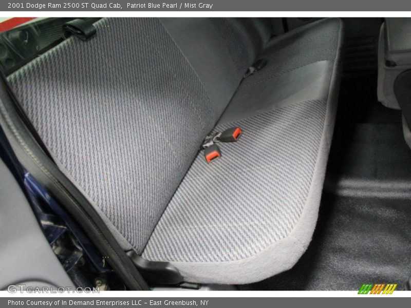 Patriot Blue Pearl / Mist Gray 2001 Dodge Ram 2500 ST Quad Cab