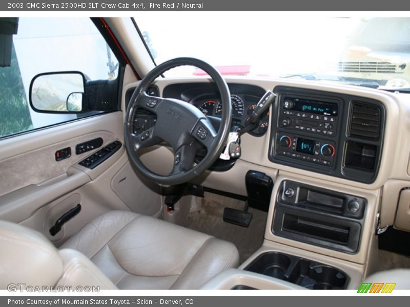 Fire Red / Neutral 2003 GMC Sierra 2500HD SLT Crew Cab 4x4