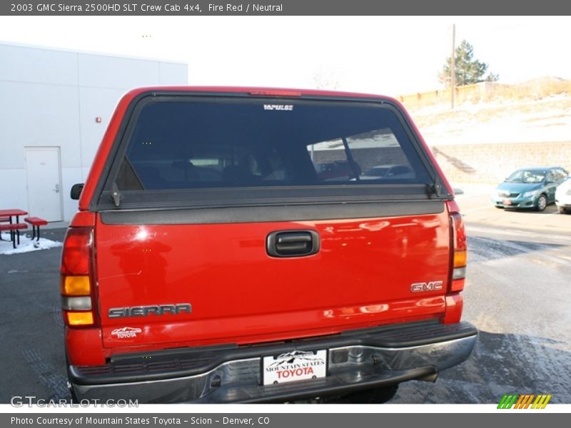 Fire Red / Neutral 2003 GMC Sierra 2500HD SLT Crew Cab 4x4