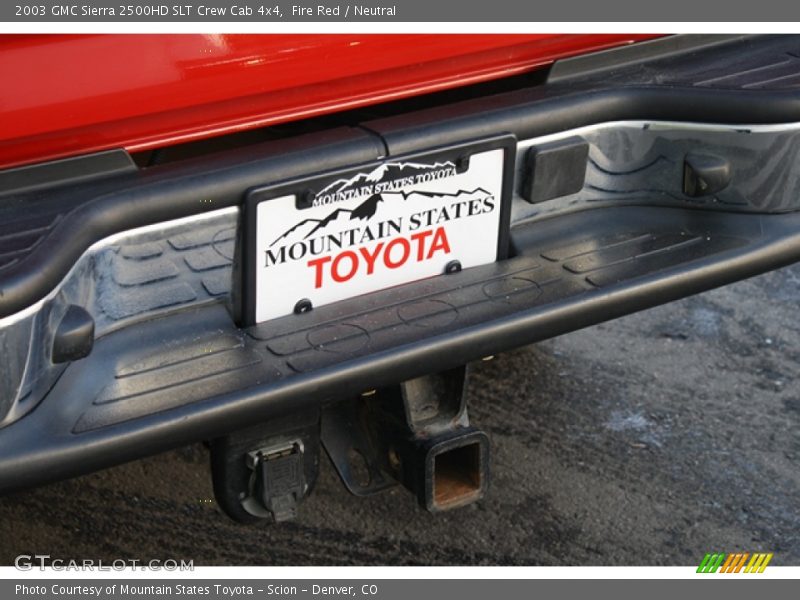 Fire Red / Neutral 2003 GMC Sierra 2500HD SLT Crew Cab 4x4