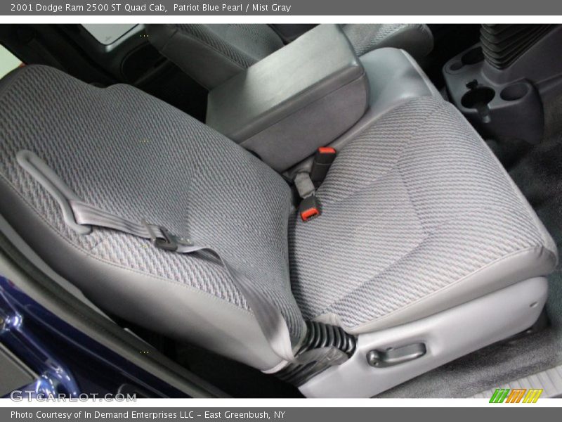 Patriot Blue Pearl / Mist Gray 2001 Dodge Ram 2500 ST Quad Cab