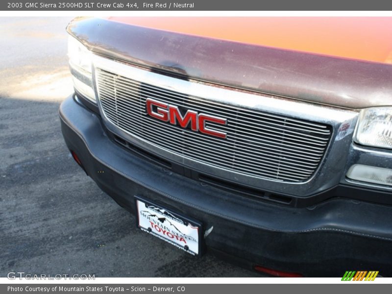 Fire Red / Neutral 2003 GMC Sierra 2500HD SLT Crew Cab 4x4