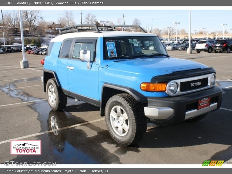 Voodoo Blue / Dark Charcoal 2008 Toyota FJ Cruiser 4WD