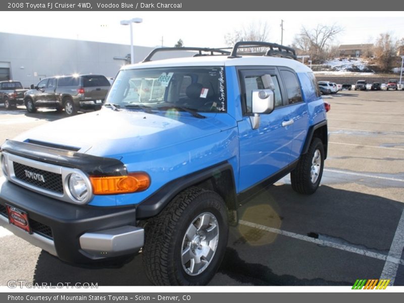 Voodoo Blue / Dark Charcoal 2008 Toyota FJ Cruiser 4WD