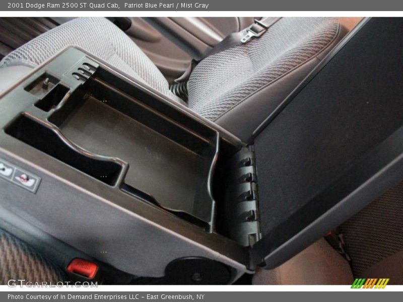 Patriot Blue Pearl / Mist Gray 2001 Dodge Ram 2500 ST Quad Cab