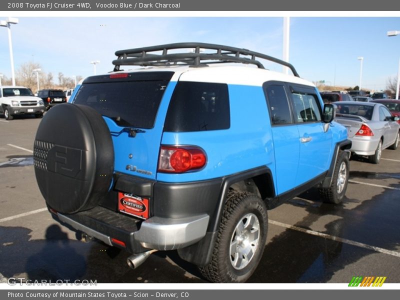 Voodoo Blue / Dark Charcoal 2008 Toyota FJ Cruiser 4WD
