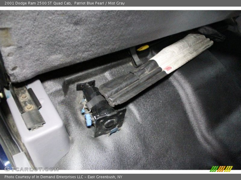 Patriot Blue Pearl / Mist Gray 2001 Dodge Ram 2500 ST Quad Cab