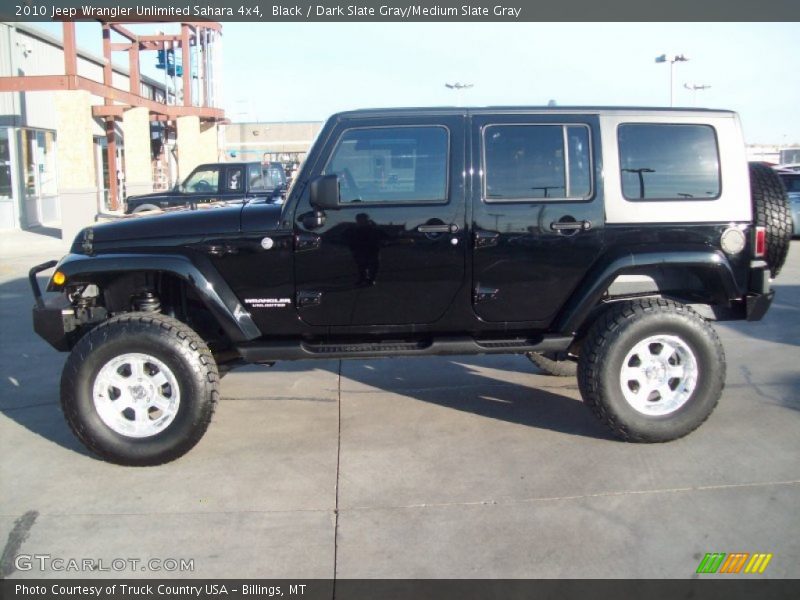 Custom Wheels of 2010 Wrangler Unlimited Sahara 4x4