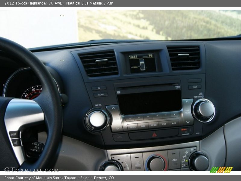 Nautical Blue Metallic / Ash 2012 Toyota Highlander V6 4WD