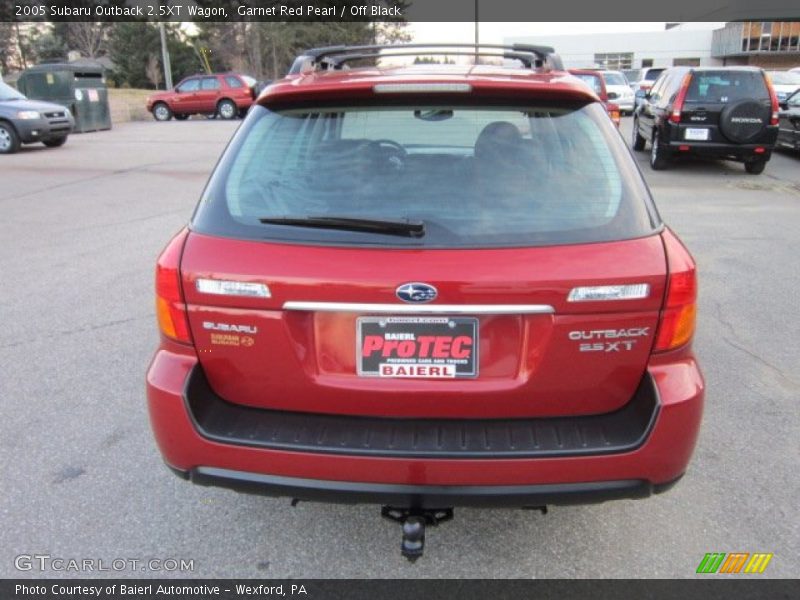 Garnet Red Pearl / Off Black 2005 Subaru Outback 2.5XT Wagon