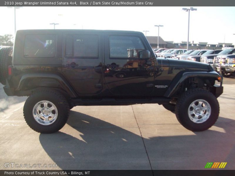 Black / Dark Slate Gray/Medium Slate Gray 2010 Jeep Wrangler Unlimited Sahara 4x4