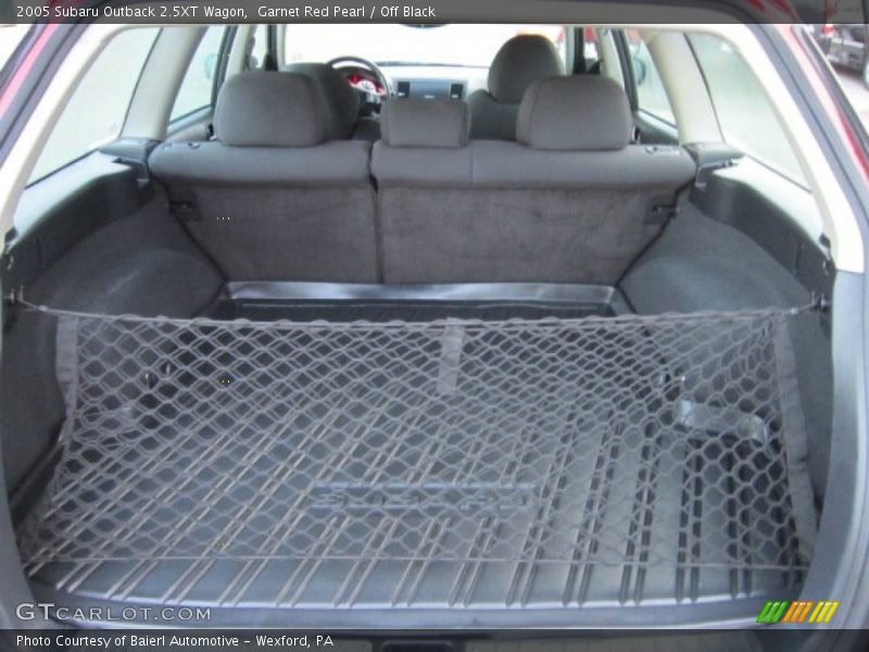 Garnet Red Pearl / Off Black 2005 Subaru Outback 2.5XT Wagon
