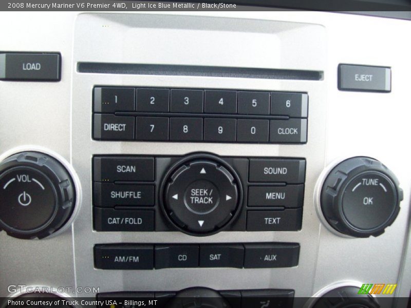 Light Ice Blue Metallic / Black/Stone 2008 Mercury Mariner V6 Premier 4WD