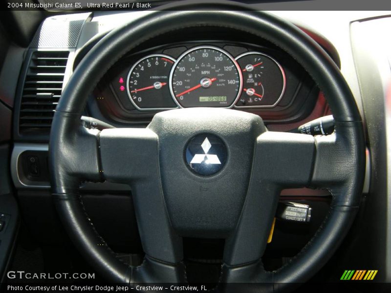 Ultra Red Pearl / Black 2004 Mitsubishi Galant ES