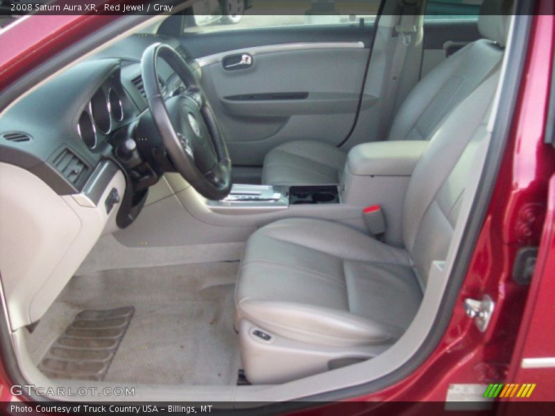 Red Jewel / Gray 2008 Saturn Aura XR