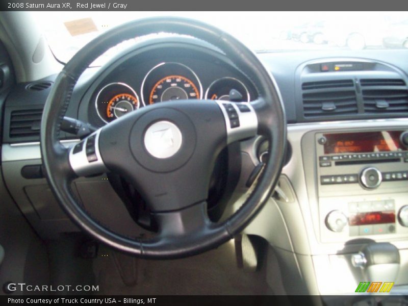 Red Jewel / Gray 2008 Saturn Aura XR