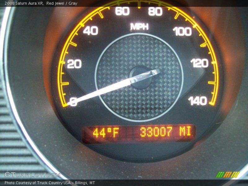 Red Jewel / Gray 2008 Saturn Aura XR