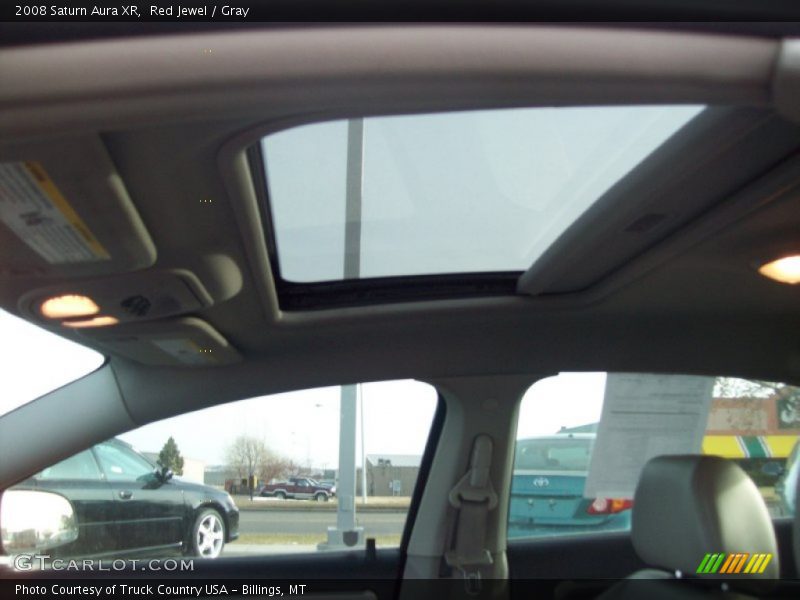 Red Jewel / Gray 2008 Saturn Aura XR
