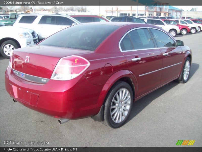 Red Jewel / Gray 2008 Saturn Aura XR