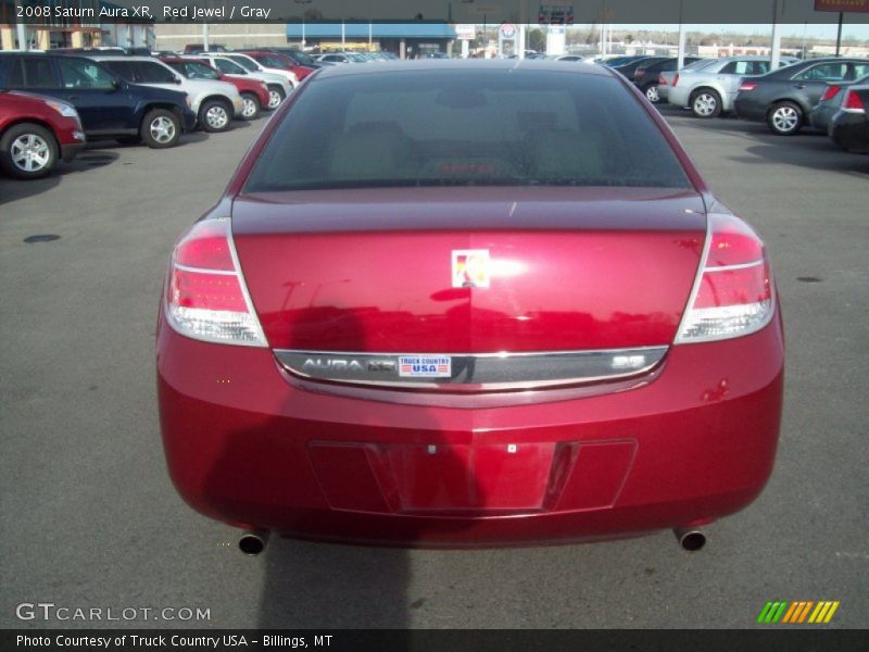 Red Jewel / Gray 2008 Saturn Aura XR