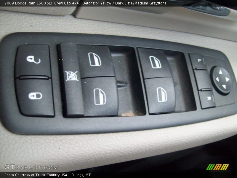 Detonator Yellow / Dark Slate/Medium Graystone 2009 Dodge Ram 1500 SLT Crew Cab 4x4