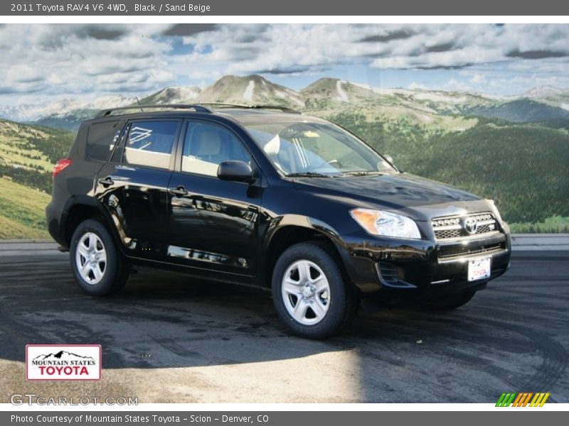 Black / Sand Beige 2011 Toyota RAV4 V6 4WD