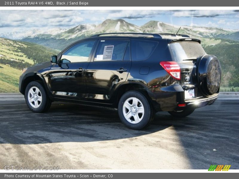 Black / Sand Beige 2011 Toyota RAV4 V6 4WD