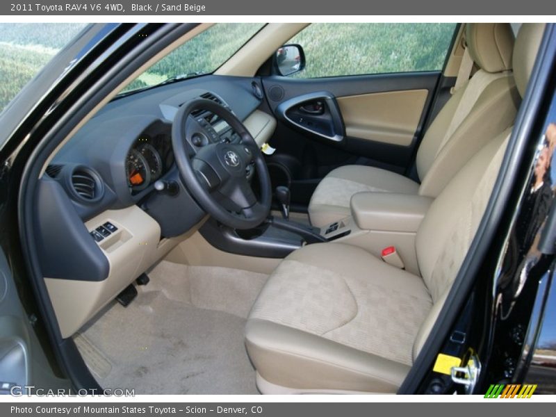 Black / Sand Beige 2011 Toyota RAV4 V6 4WD