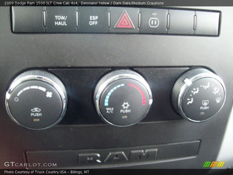 Detonator Yellow / Dark Slate/Medium Graystone 2009 Dodge Ram 1500 SLT Crew Cab 4x4