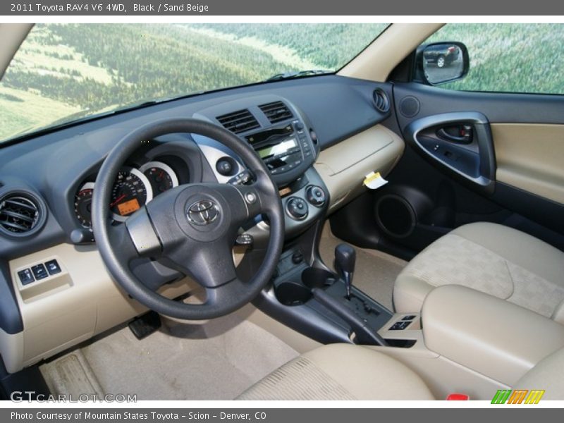 Black / Sand Beige 2011 Toyota RAV4 V6 4WD