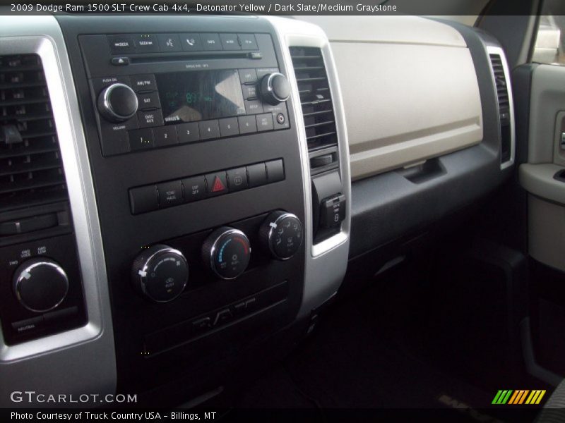 Detonator Yellow / Dark Slate/Medium Graystone 2009 Dodge Ram 1500 SLT Crew Cab 4x4