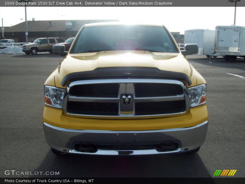 Detonator Yellow / Dark Slate/Medium Graystone 2009 Dodge Ram 1500 SLT Crew Cab 4x4