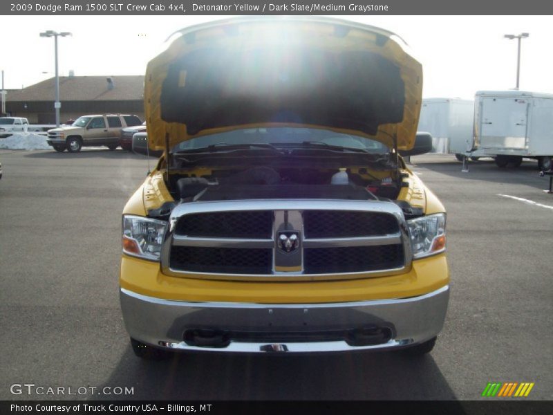 Detonator Yellow / Dark Slate/Medium Graystone 2009 Dodge Ram 1500 SLT Crew Cab 4x4
