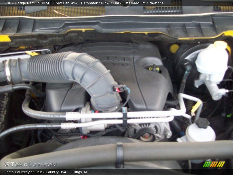 Detonator Yellow / Dark Slate/Medium Graystone 2009 Dodge Ram 1500 SLT Crew Cab 4x4