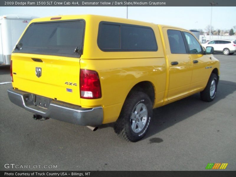Detonator Yellow / Dark Slate/Medium Graystone 2009 Dodge Ram 1500 SLT Crew Cab 4x4