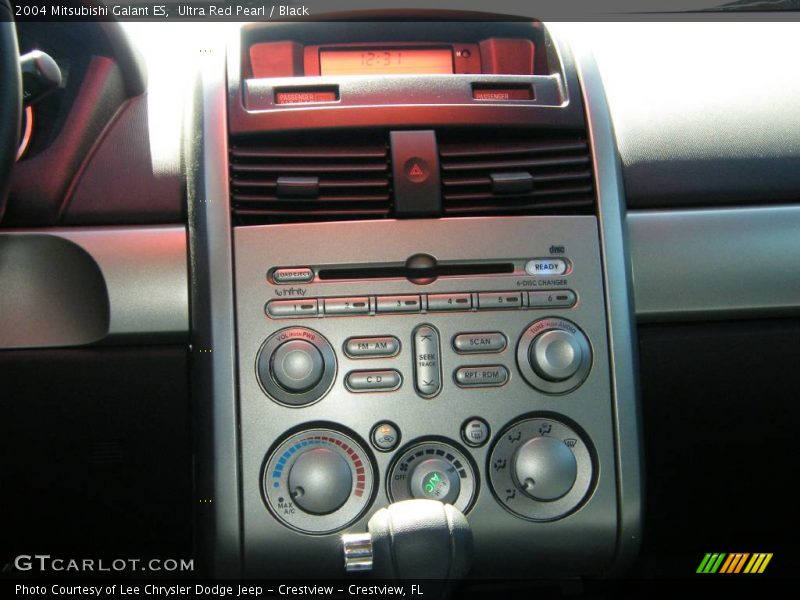 Ultra Red Pearl / Black 2004 Mitsubishi Galant ES